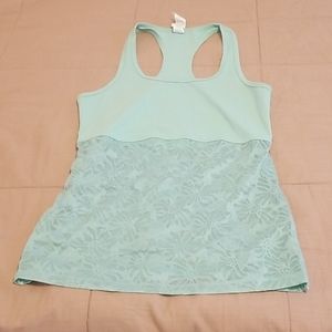 Great condition Fabletics seafoam green tank